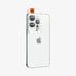 AGL05205 - iPhone 14 Pro / 14 Pro Max Optik Pro Lens Protector in black showing the device